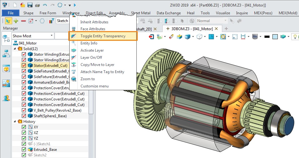 ZW3D 2019 tutorial